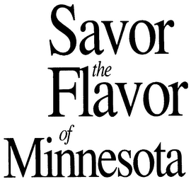 SAVOR THE FLAVOR OF MINNESOTA logo