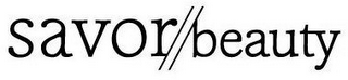 SAVOR//BEAUTY logo