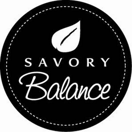SAVORY BALANCE logo