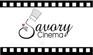 SAVORY CINEMA logo