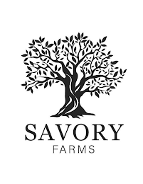 SAVORY FARMS logo