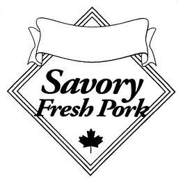 SAVORY FRESH PORK logo