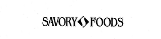 SAVORY S FOODS logo
