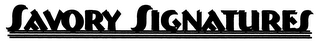SAVORY SIGNATURES logo