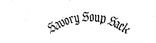 SAVORY SOUP SACK logo