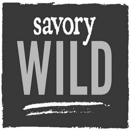 SAVORY WILD logo