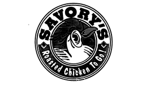 SAVORY'S ROASTED CHICKEN TO GO! logo