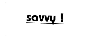SAVVY! logo