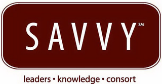 SAVVY LEADERS · KNOWLEDGE · CONSORT logo