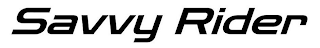 SAVVY RIDER logo