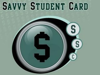 SAVVY STUDENT CARD SSC $ logo