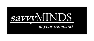 SAVVYMINDS AT YOUR COMMAND logo