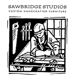 SAWBRIDGE STUDIOS CUSTOM HANDCRAFTED FURNITURE logo