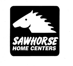 SAWHORSE HOME CENTERS logo