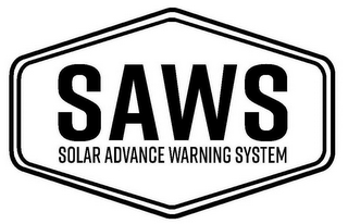 SAWS SOLAR ADVANCE WARNING SYSTEM logo
