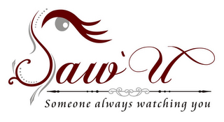 SAW'U SOMEONE ALWAYS WATCHING YOU logo