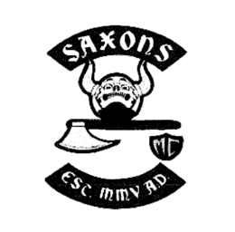 SAXONS MC EST. MMV A.D. logo