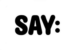 SAY: logo