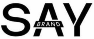 SAY BRAND logo