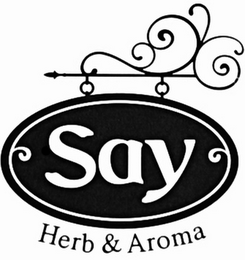 SAY HERB & AROMA logo