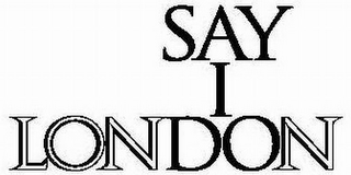 SAY I LONDON logo