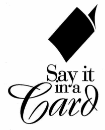 SAY IT IN A CARD logo