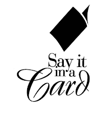 SAY IT IN A CARD logo