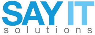 SAY IT SOLUTIONS logo