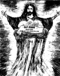 SAY JESUS MINISTRIES, HOME OF THE JESUS PILLOW logo