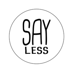 SAY LESS logo