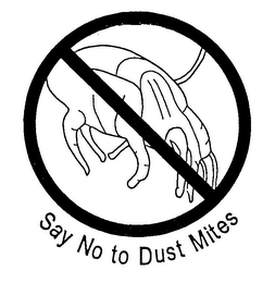 SAY NO TO DUST MITES logo