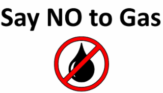 SAY NO TO GAS logo