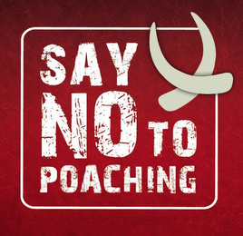 SAY NO TO POACHING logo