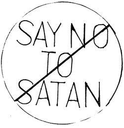 SAY NO TO SATAN logo