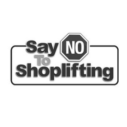 SAY NO TO SHOPLIFTING logo