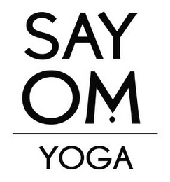 SAY OM YOGA logo
