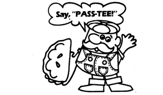 SAY, "PASS-TEE!" logo