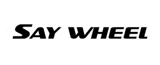 SAY WHEEL logo