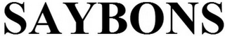 SAYBONS logo