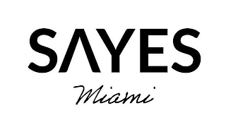 SAYES MIAMI logo