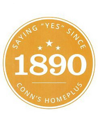SAYING YES SINCE 1890 CONN'S HOMEPLUS logo