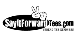 SAYITFORWARDTEES.COM SPREAD THE KINDNESS logo