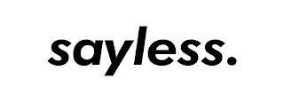 SAYLESS. logo