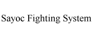 SAYOC FIGHTING SYSTEM logo