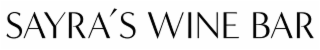 SAYRA'S WINE BAR logo