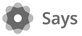 SAYS logo