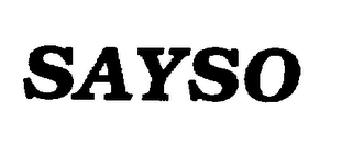 SAYSO logo