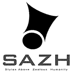 SAZH STYLES ABOVE ZEALOUS HUMANITY logo