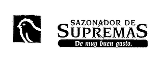 SAZONADOR DE SUPREMAS DE MUY BUEN GUSTO. logo