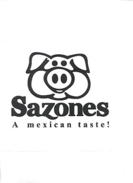 SAZONES A MEXICAN TASTE! logo
